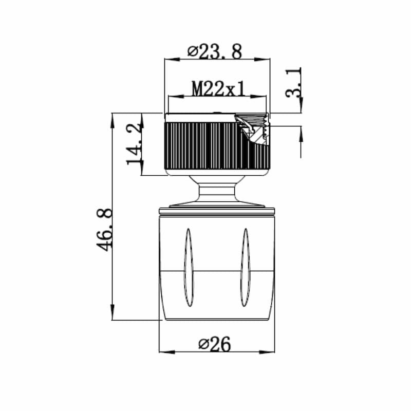 Matte black plastic faucet aerator sizes Dual mode 720 degree swivel sink faucet aerator
