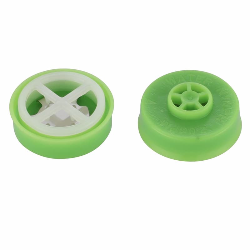 Shower head water saving flow restrictors