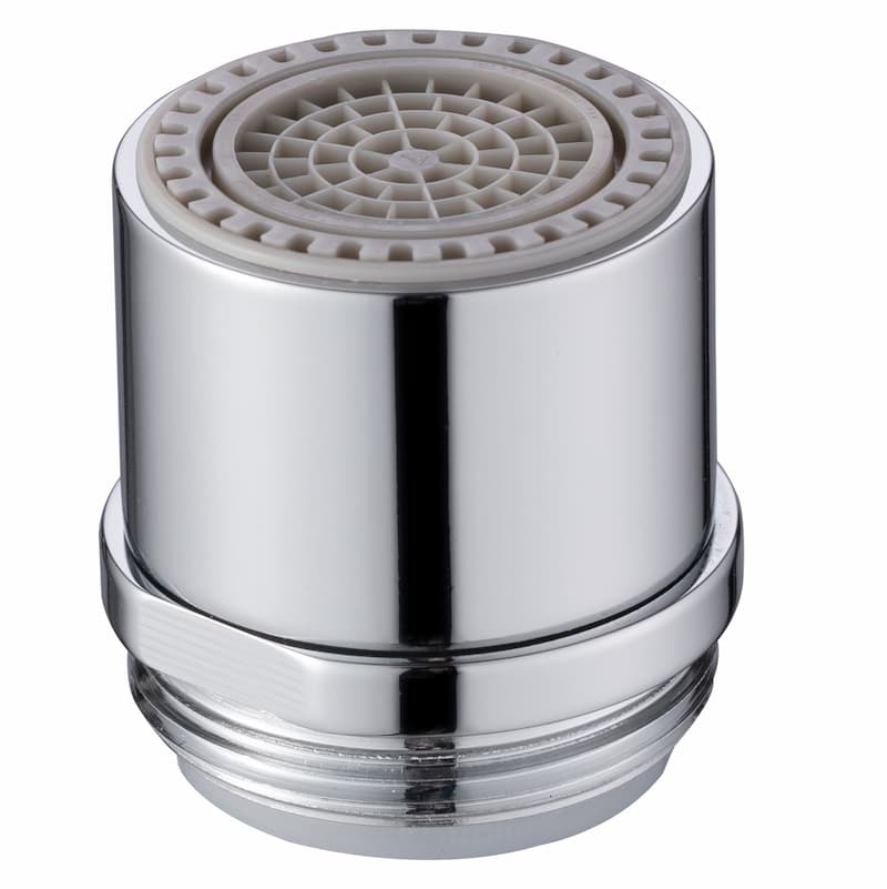 Aireador de grifo con rosca macho M24 y 1,8 GPM con doble chorro.
