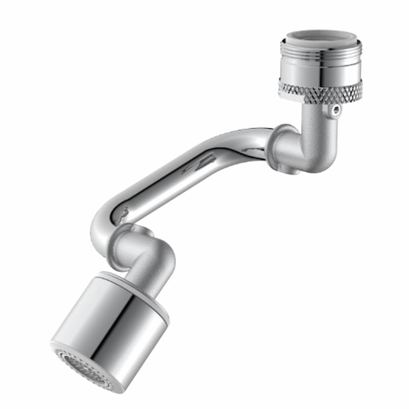 Aireador de grifo de 24 mm con rosca y giro de 1080 grados, con caudal libre.