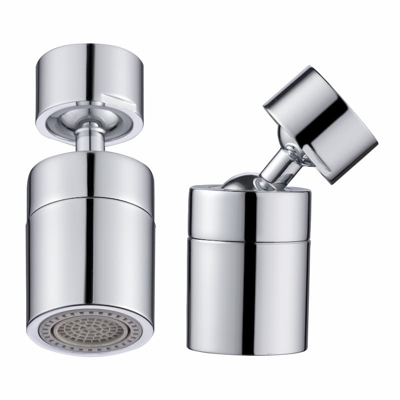 Aireador de doble chorro para mejorar el grifo de la cocina.