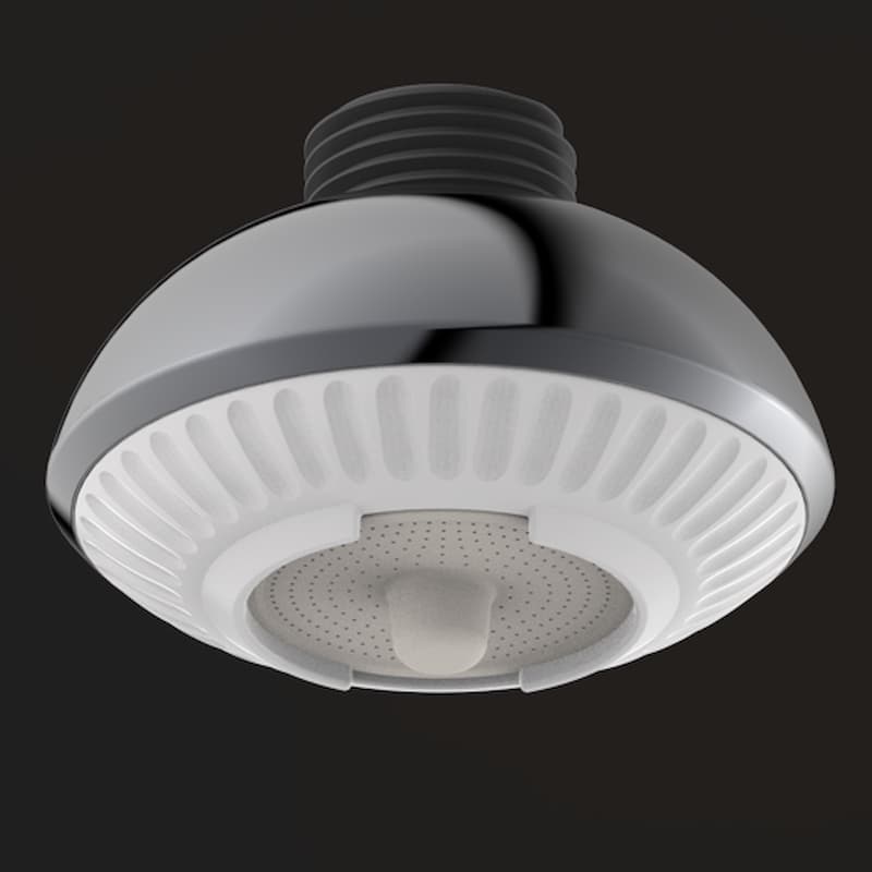 Innovador cabezal rociador extraíble apto para su diseño tanto en grifos de baño como de cocina.
