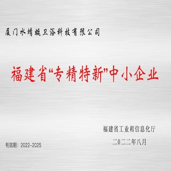 Otorgado el premio a la pequeña y mediana empresa especializada y sofisticada de Fujian.