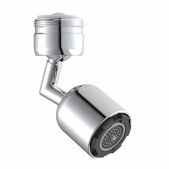 Impurity cleaning dual jet faucet nozzle aerator